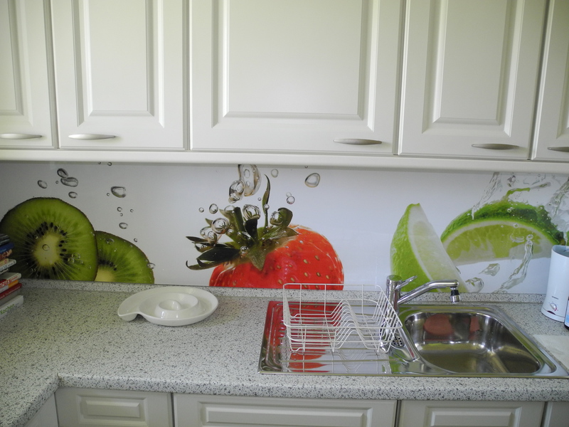 Küchenrückwand-folie Zusammensetzung Stechpalme und Eis