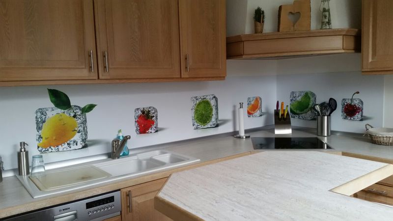 Küchenrückwand Waschbecken Herdschutz Spritzschutz Klebefolie Dekofolie 
